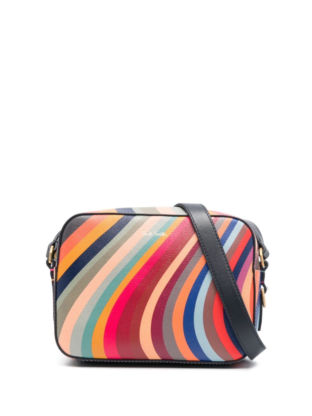 Paul Smith PAUL SMITH- Swirl Leather Crossbody Bag