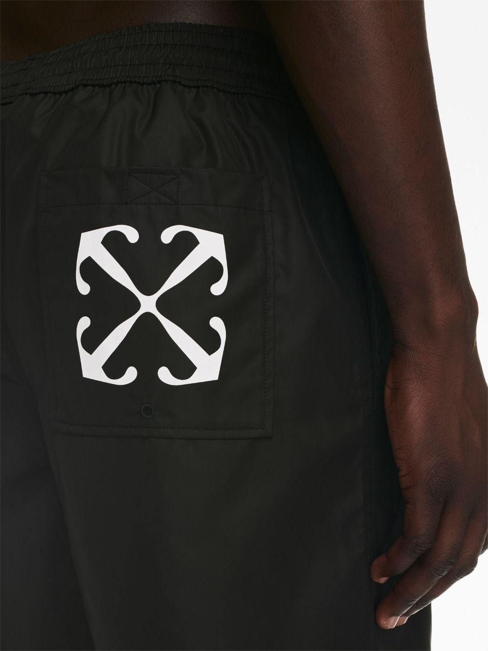 OFF-WHITE OFF-WHITE- Swim Boxer With Logo