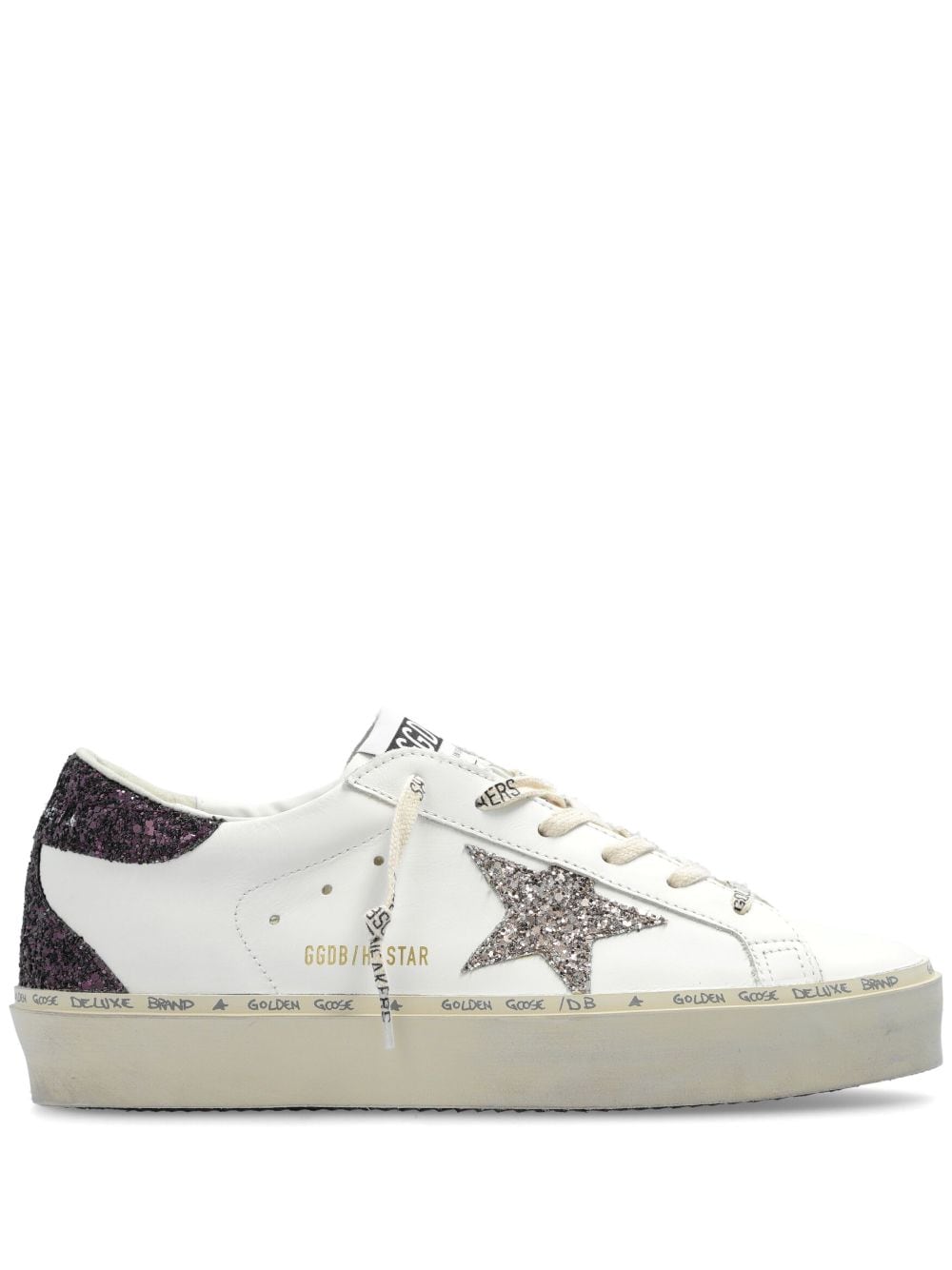 Golden Goose GOLDEN GOOSE- Hi Star Leather Sneakers