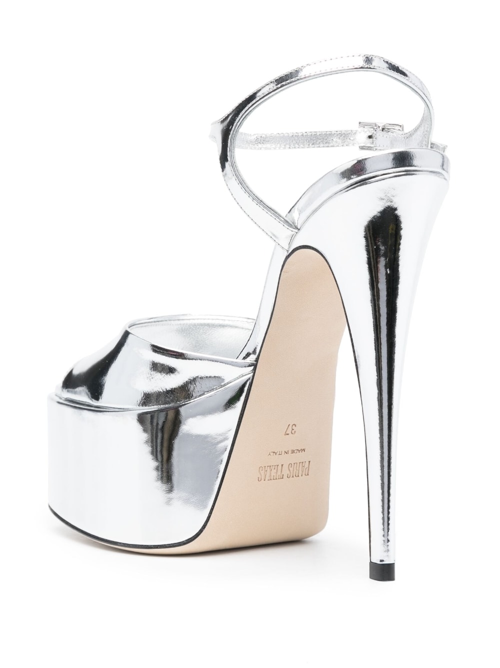 PARIS TEXAS PARIS TEXAS- Pamela Mirror Leather Platform Sandals