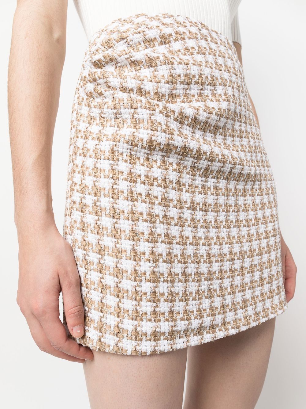 Iro IRO- Garna Cotton Blend Silk Mini Skirt