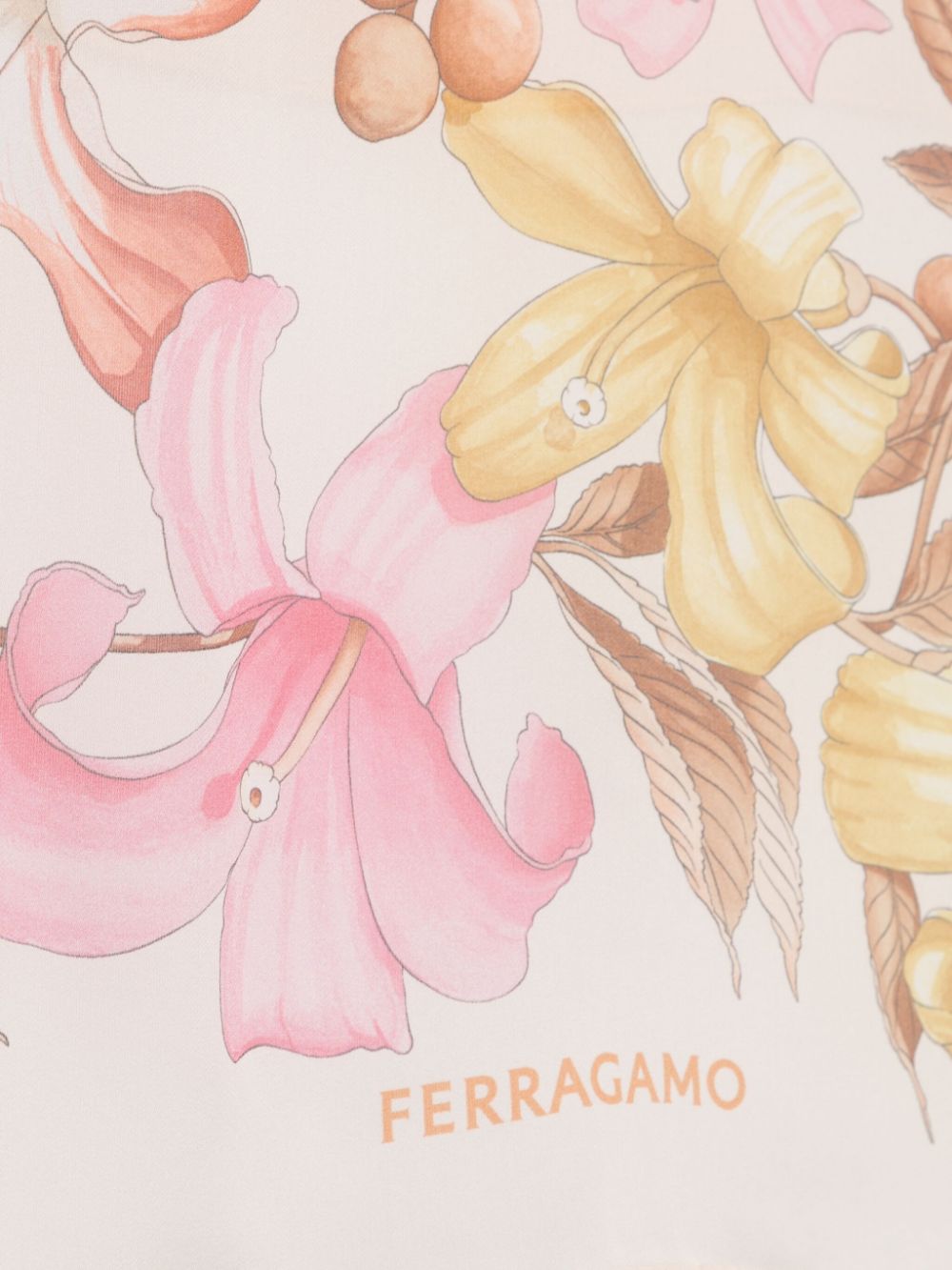 Ferragamo FERRAGAMO- Printed Silk Scarf