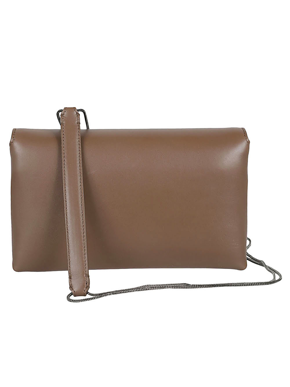 Brunello Cucinelli BRUNELLO CUCINELLI- Leather Crossbody Bag