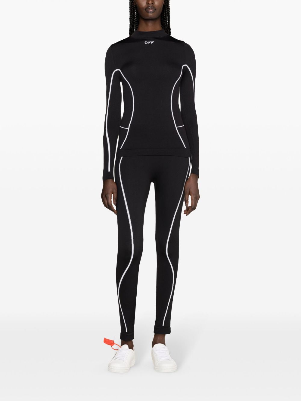 OFF-WHITE OFF-WHITE- Logo Seamless Leggings