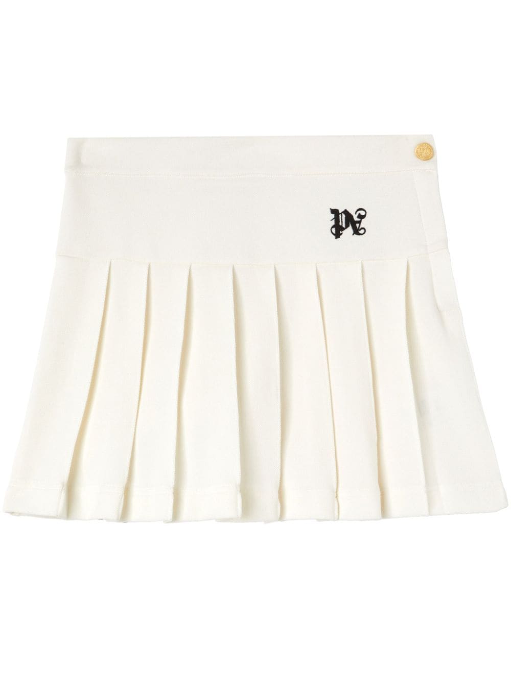 PALM ANGELS PALM ANGELS- Monogram Pleated Skirt