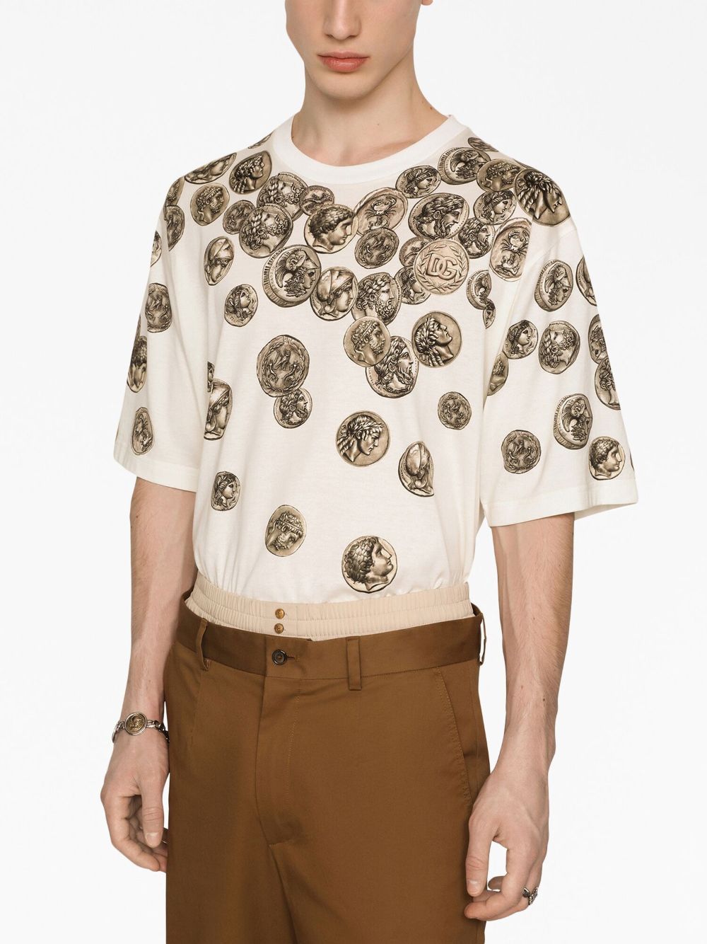 Dolce & Gabbana DOLCE & GABBANA- Printed Cotton T-shirt