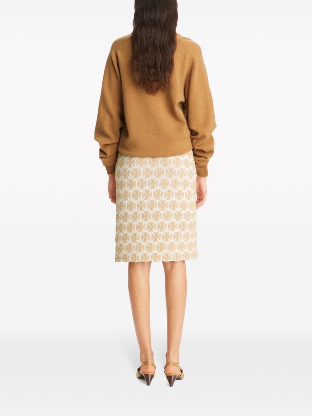 Tory Burch TORY BURCH- Bouclé Midi Skirt