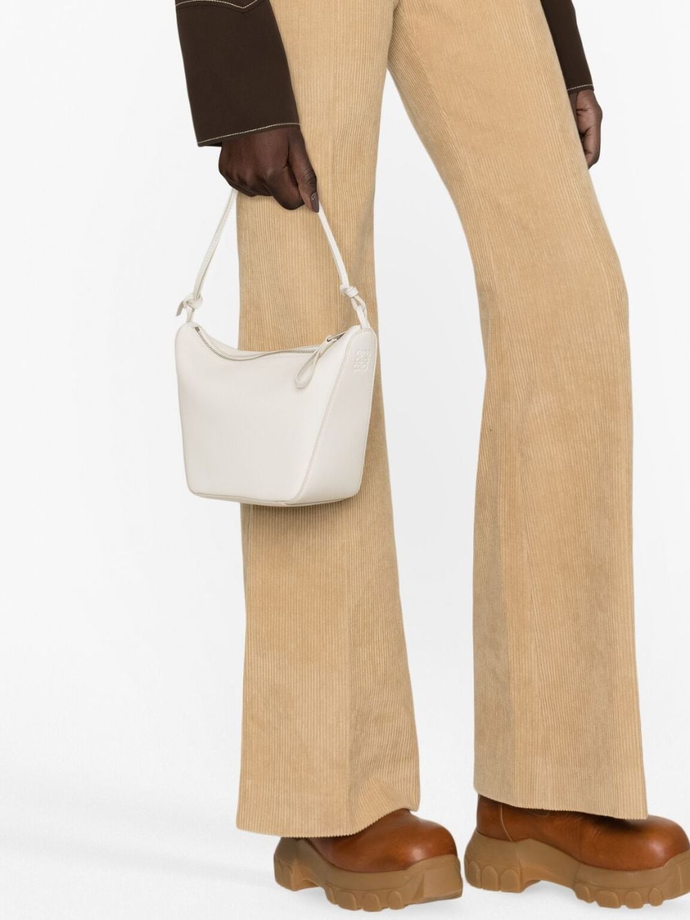 Loewe LOEWE- Mini Hammock Hobo Leather Shoulder Bag