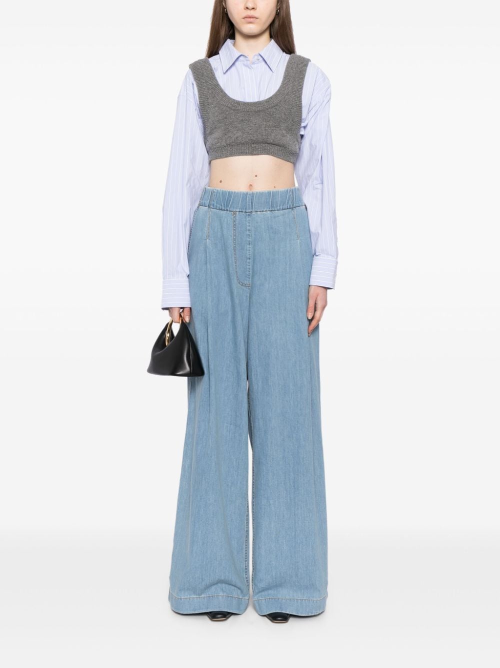 Dries Van Noten DRIES VAN NOTEN- Cotton Wide-leg Trousers