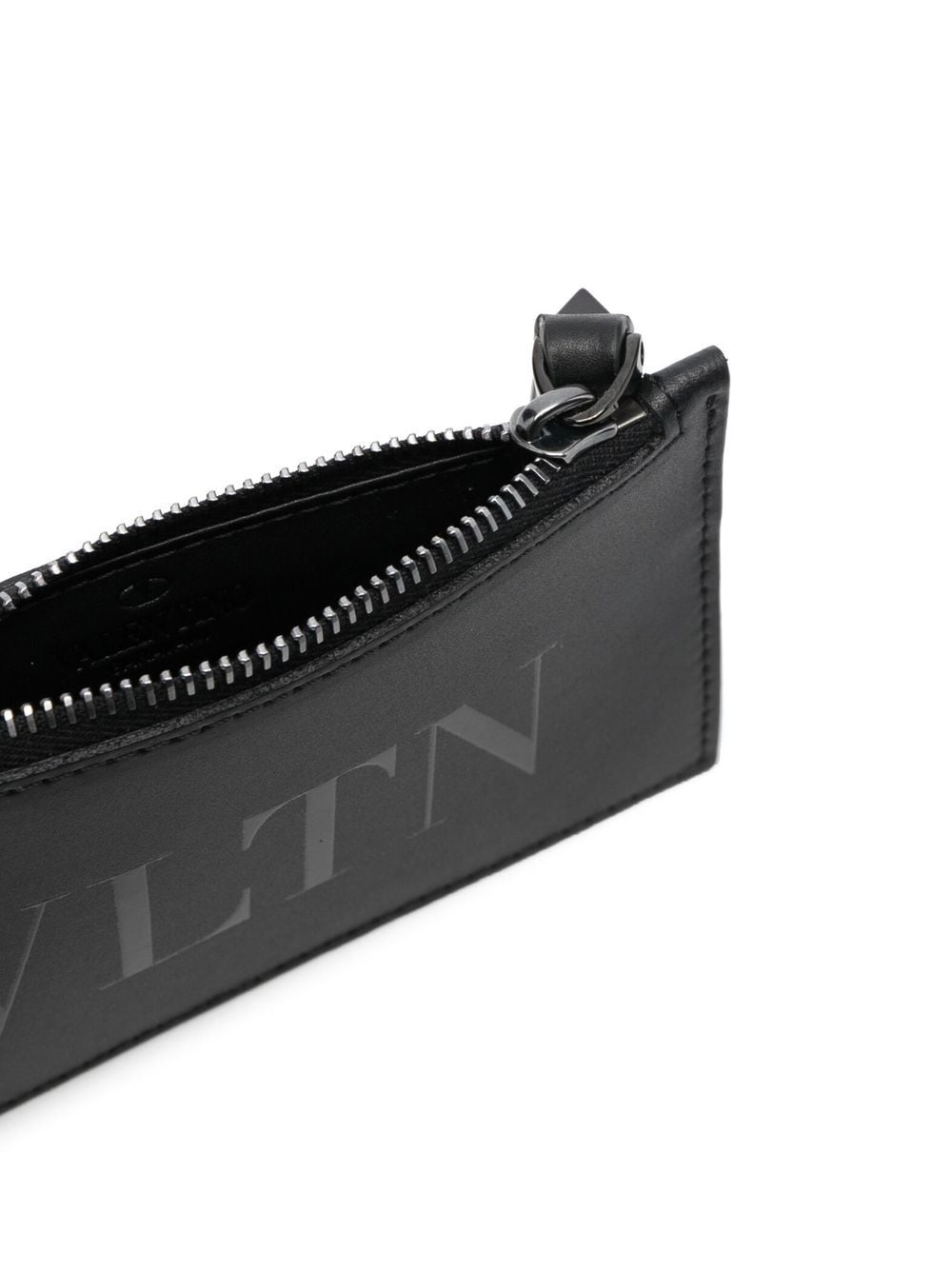 VALENTINO GARAVANI VALENTINO GARAVANI- Vltn Leather Zipper Card Holder