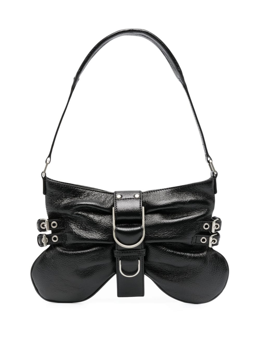 Blumarine BLUMARINE- Butterfly Large Leather Shoulder Bag