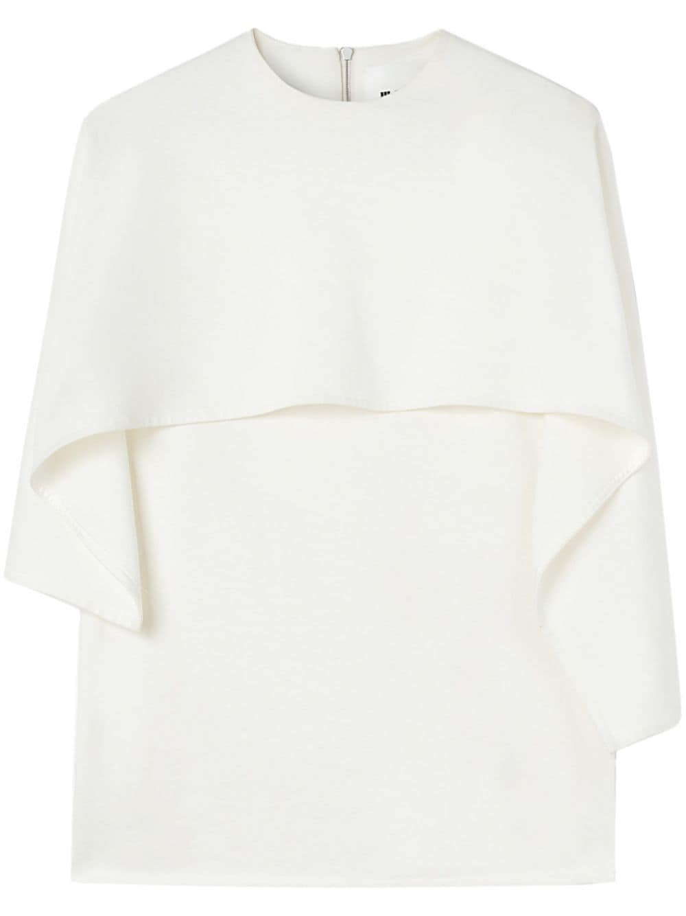 Jil Sander JIL SANDER- Cotton T-shirt With Cape