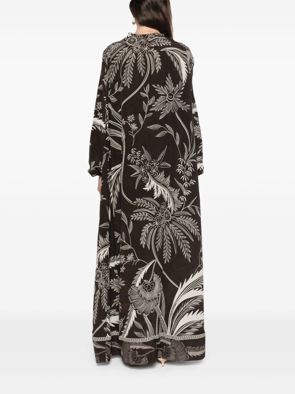 For restless sleepers FOR RESTLESS SLEEPERS- Printed Silk Dress