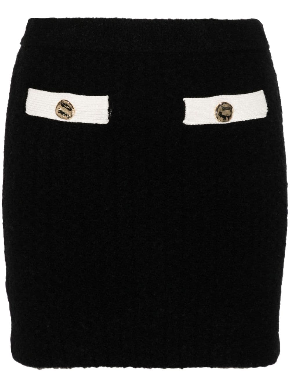  SELF PORTRAIT- Wool Blend Mini Skirt