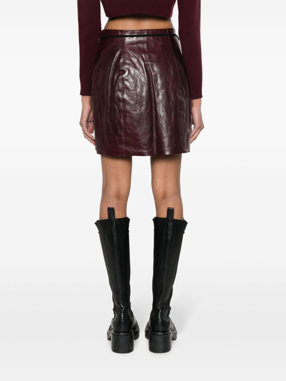 Our Legacy OUR LEGACY- Leather Skirt