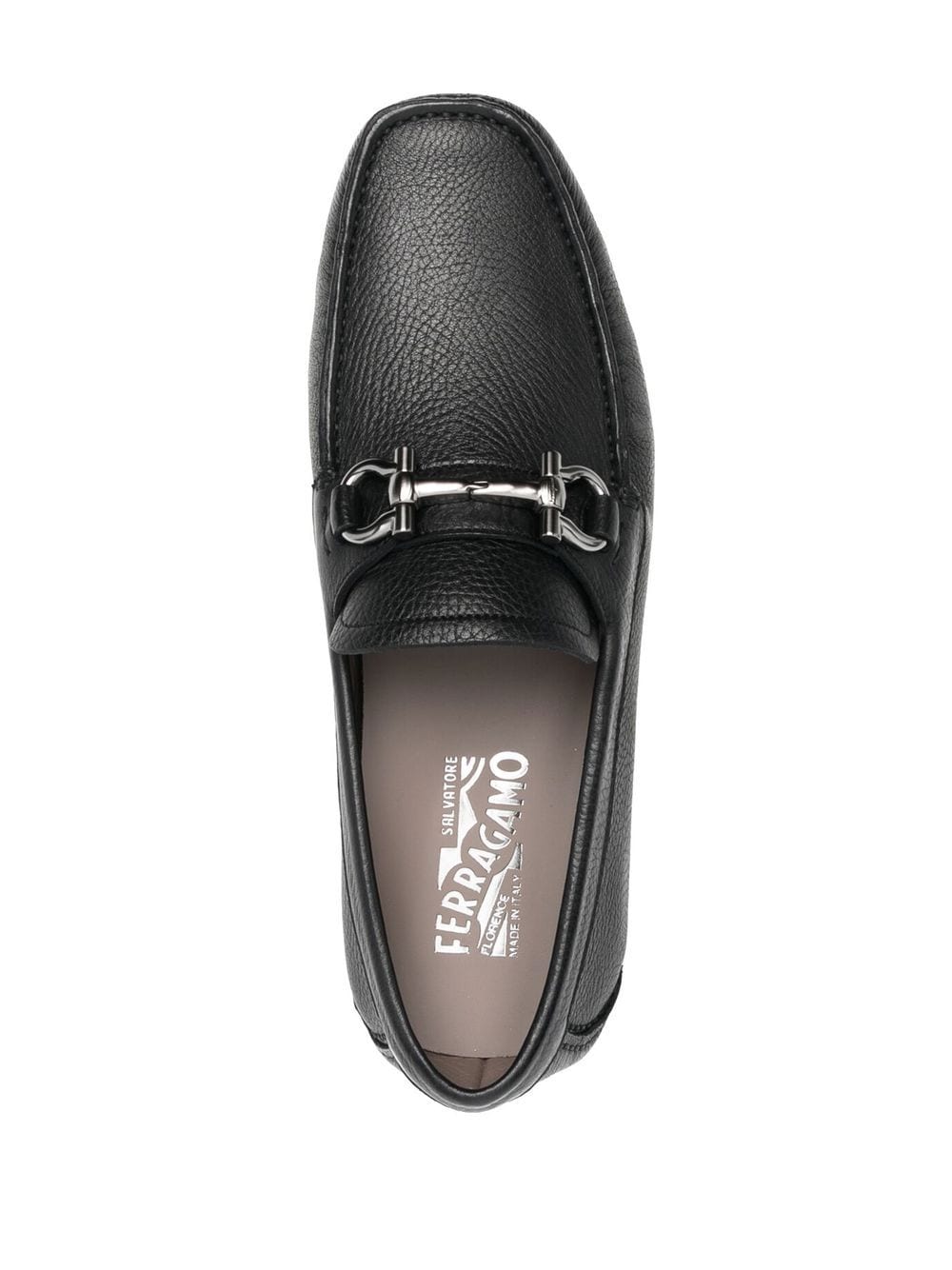 Ferragamo FERRAGAMO- Gancini Leather Drivers