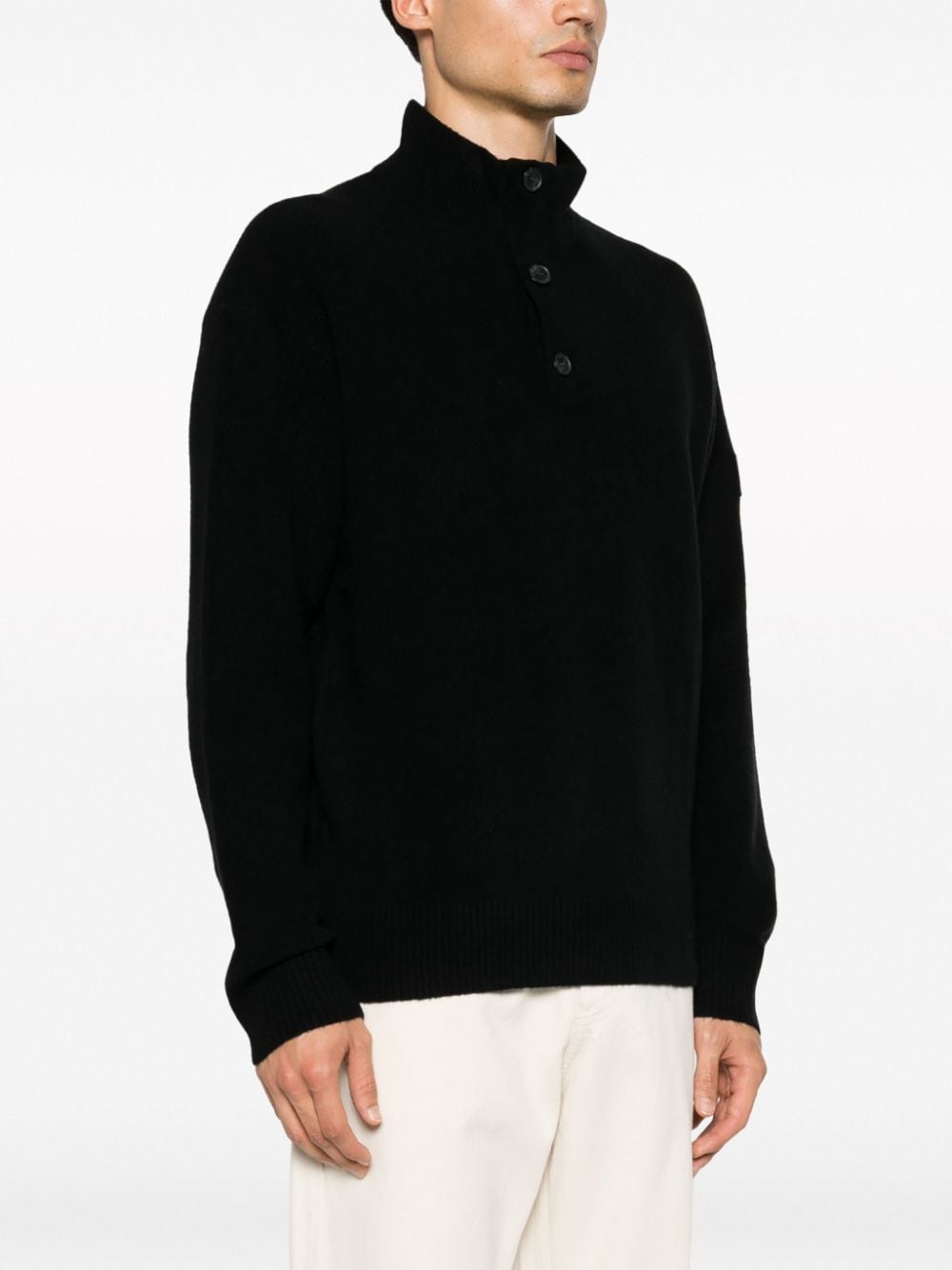 Calvin Klein CALVIN KLEIN- Turtleneck With Buttons