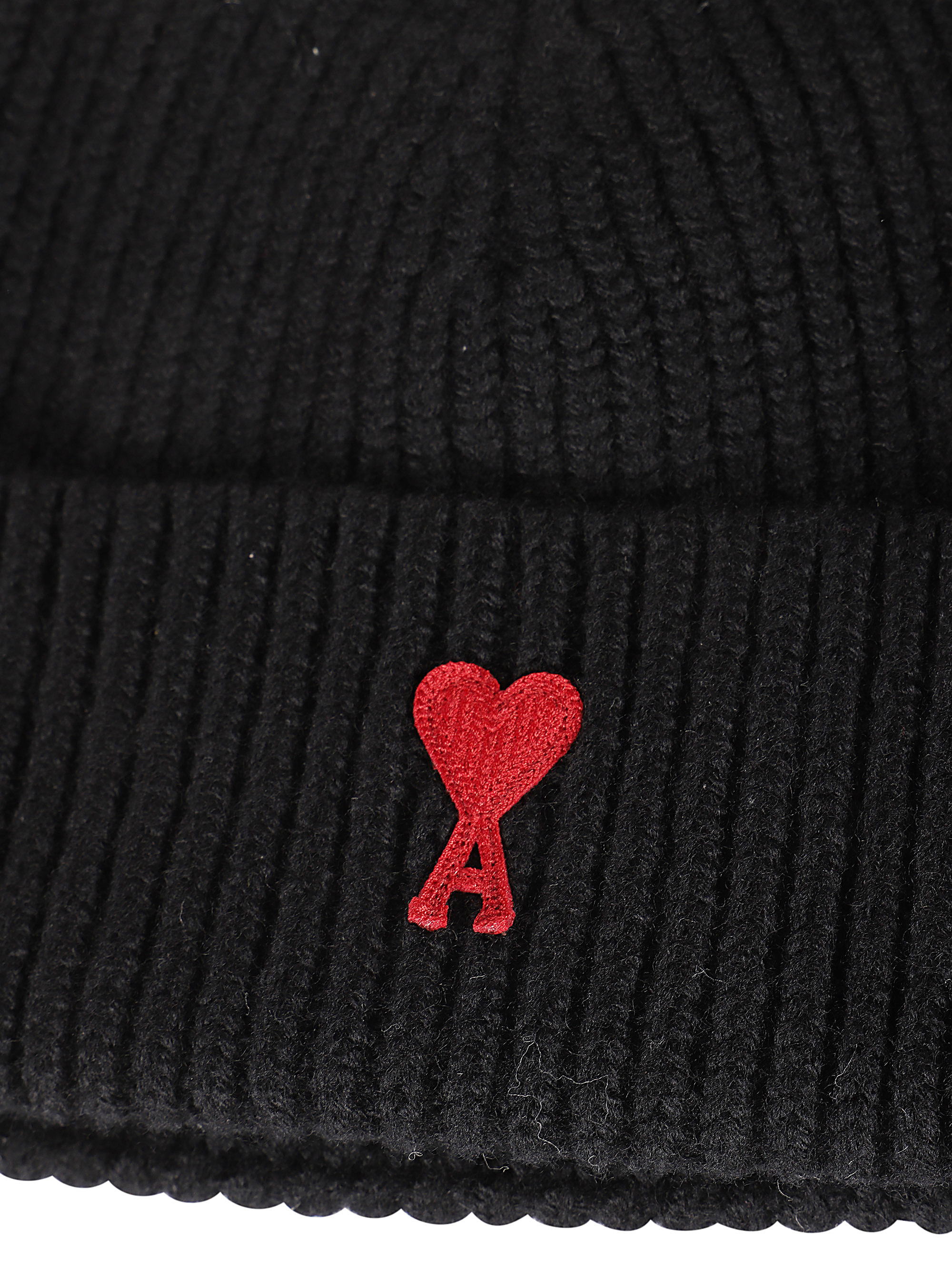 Ami Paris AMI PARIS- Ami De Coeur Wool Beanie