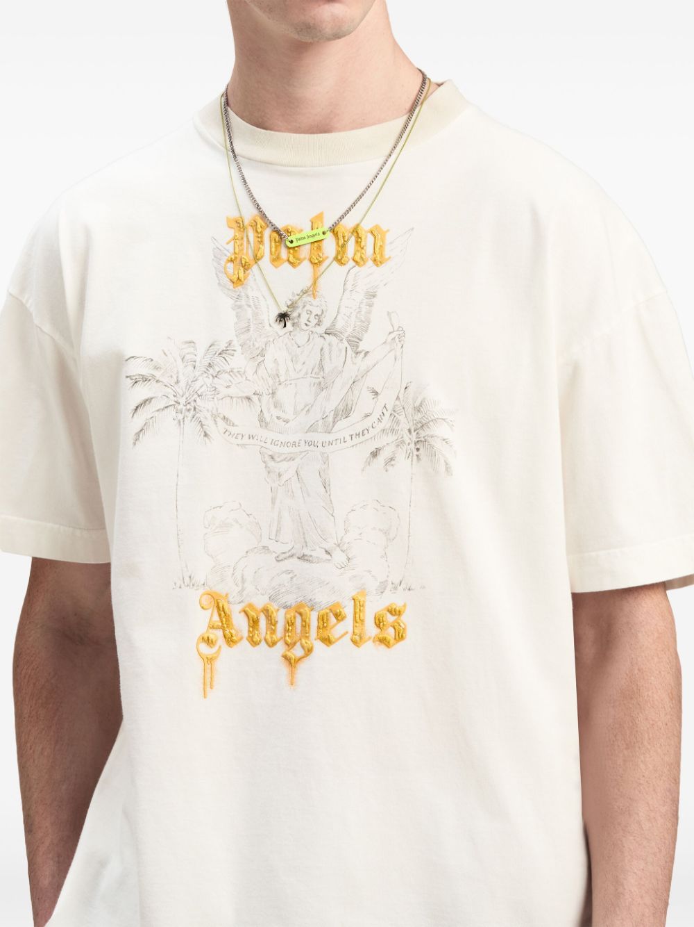 PALM ANGELS PALM ANGELS- Logo Cotton T-shirt