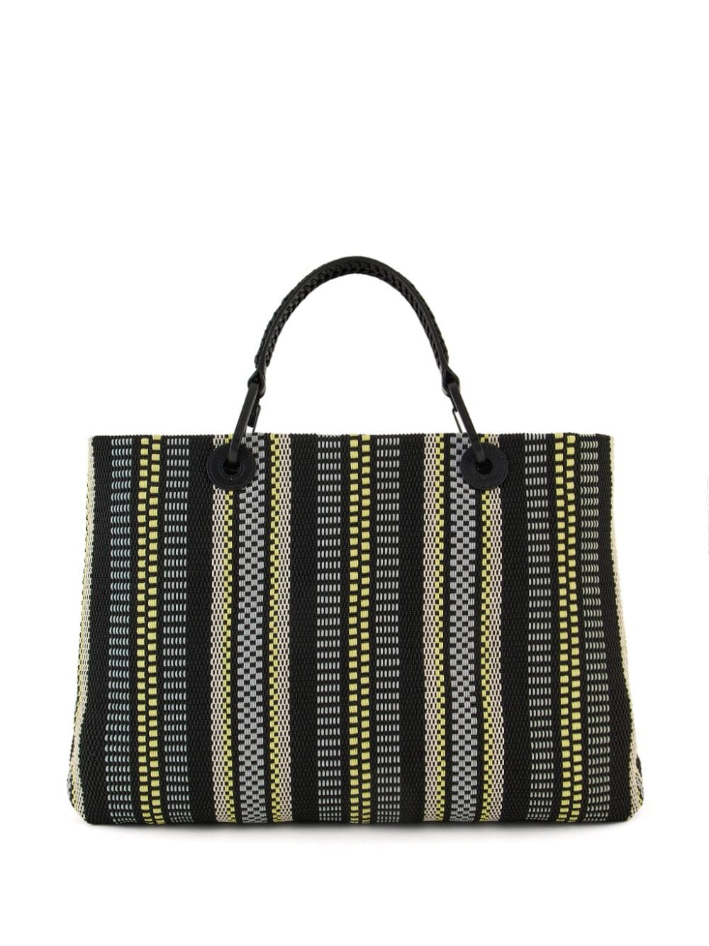 Emporio Armani EMPORIO ARMANI- Myea Striped Medium Tote Bag