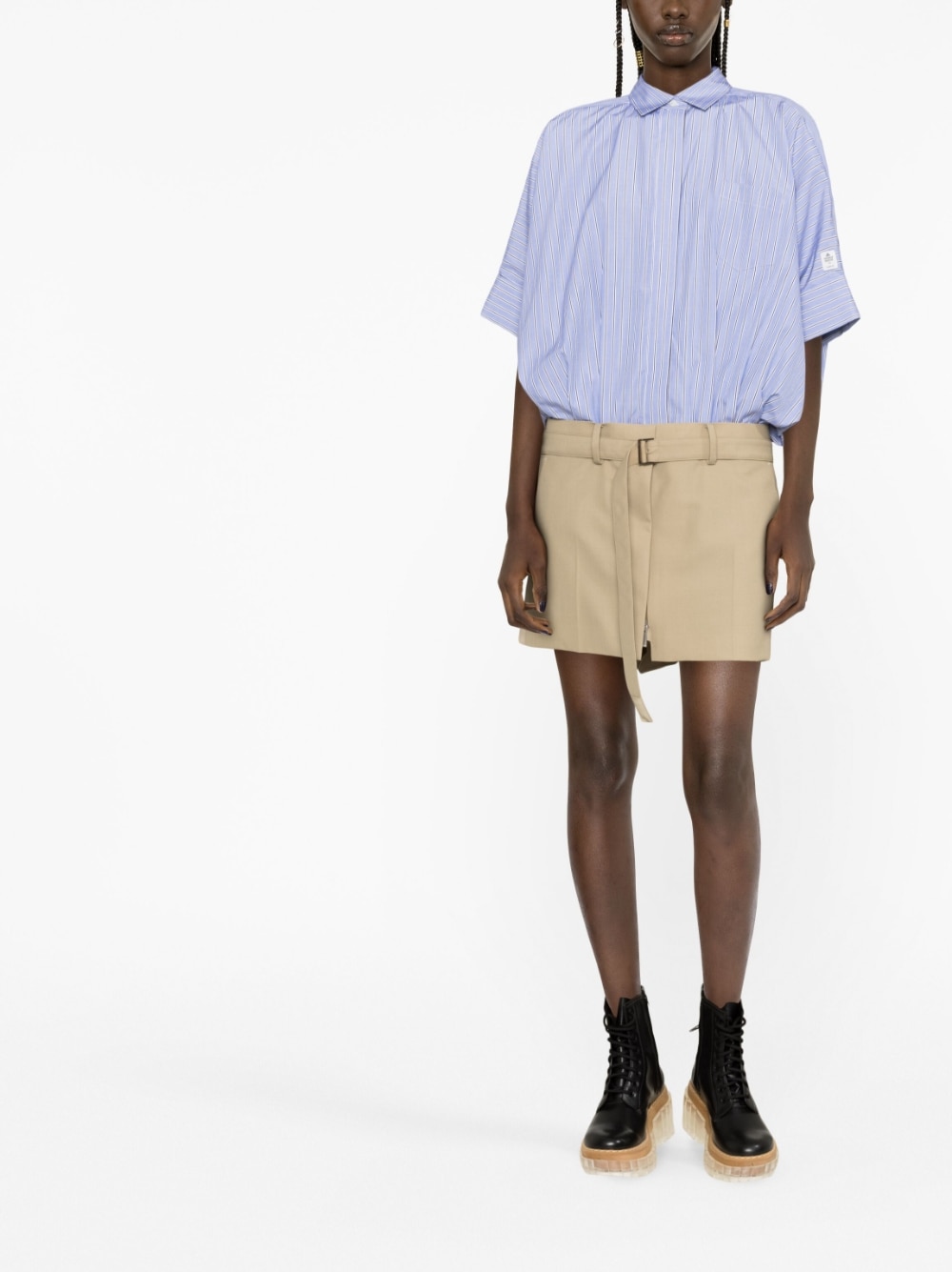 Sacai SACAI- Cotton Poplin Shirt Dress