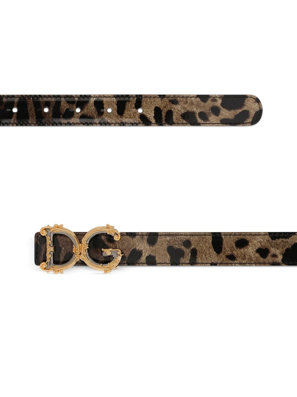 Dolce & Gabbana DOLCE & GABBANA- Dg Logo Leather Belt