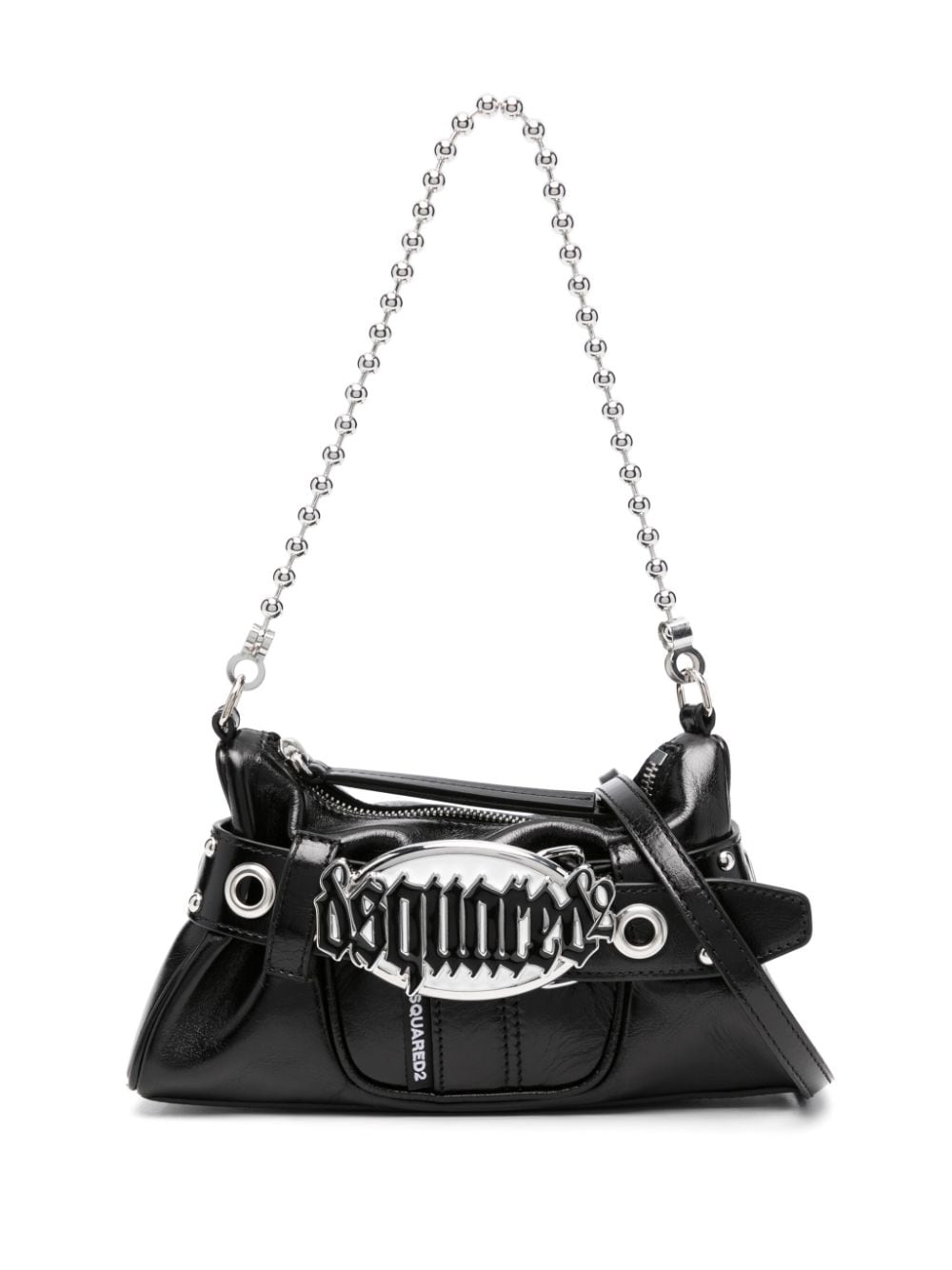 Dsquared2 DSQUARED2- Gothic Leather Shoulder Bag