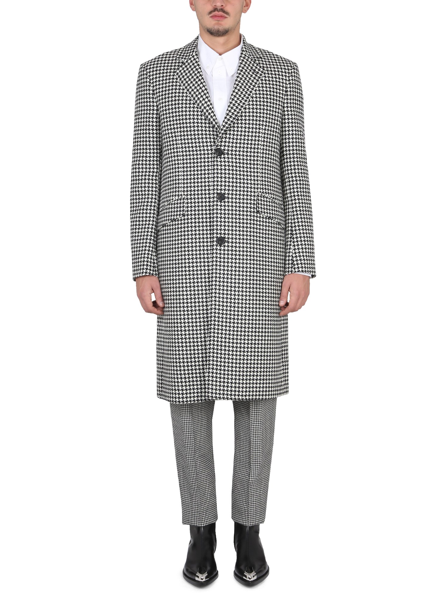 Alexander McQueen alexander mcqueen pied de poul coat