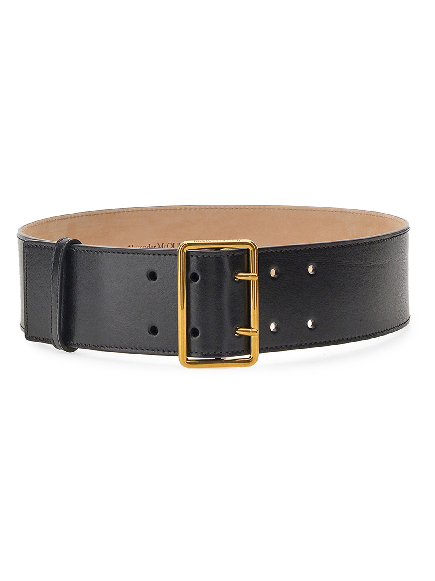 Alexander McQueen alexander mcqueen high leather belt