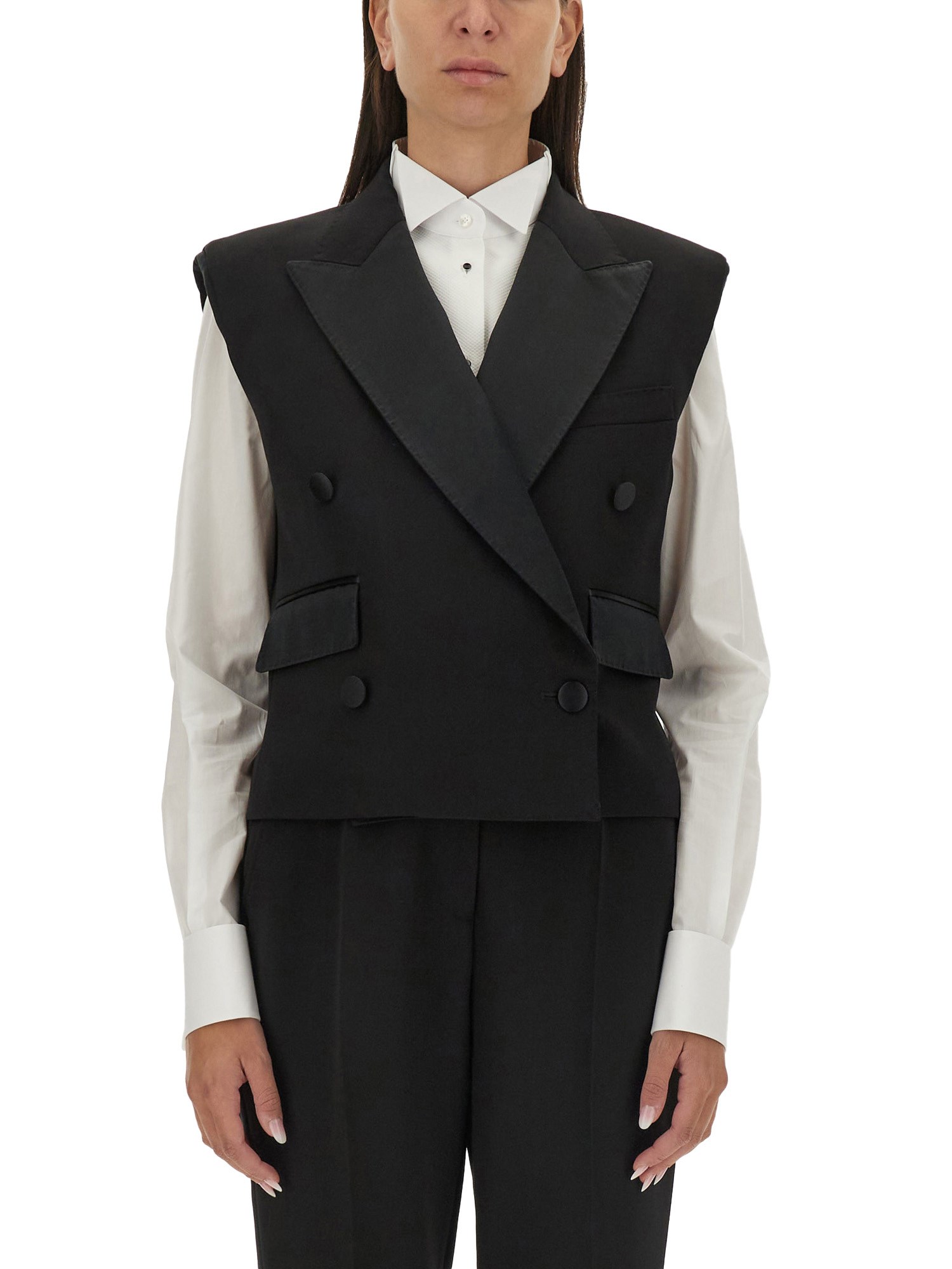 Dolce & Gabbana dolce & gabbana double-breasted sleeveless jacket