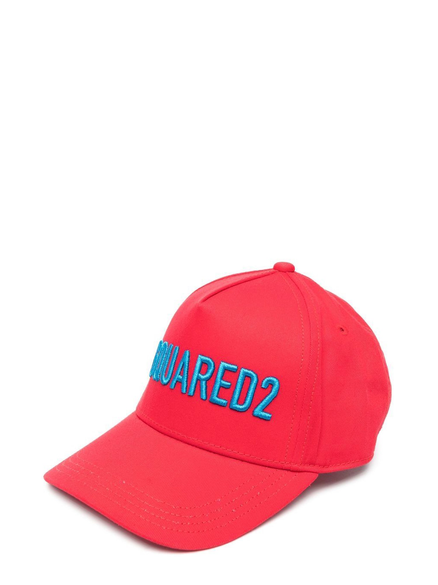 dsquared dsquared hat with visor embroidered logo