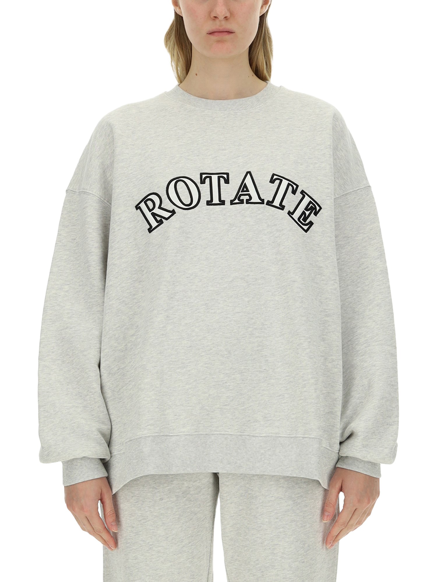  rotate birger christensen sweatshirt with logo