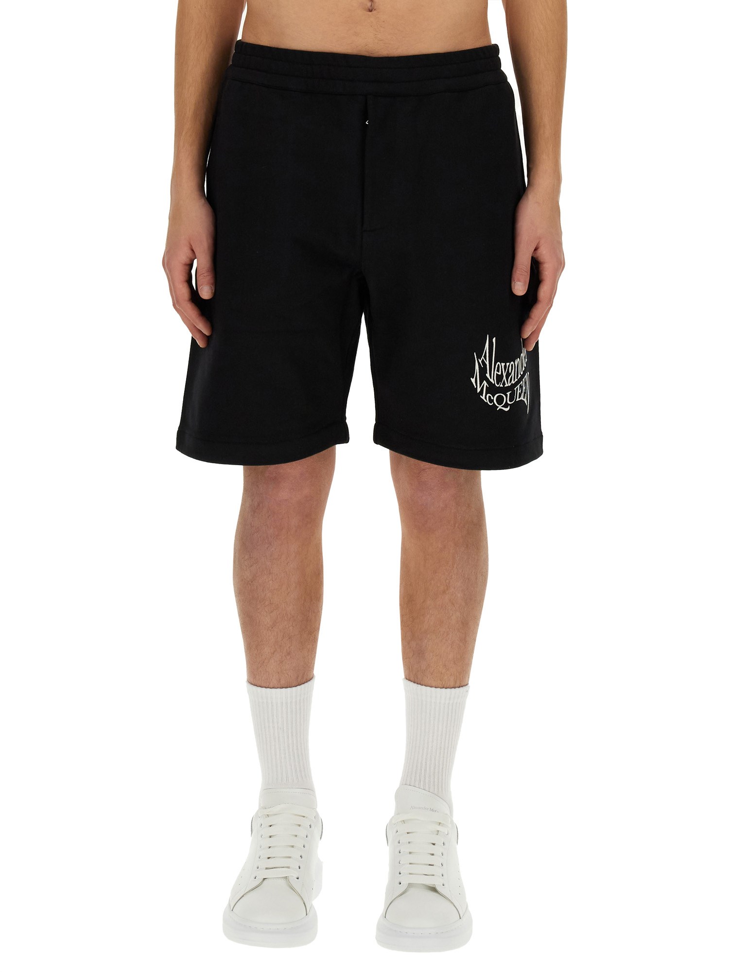 Alexander McQueen alexander mcqueen bermuda with logo