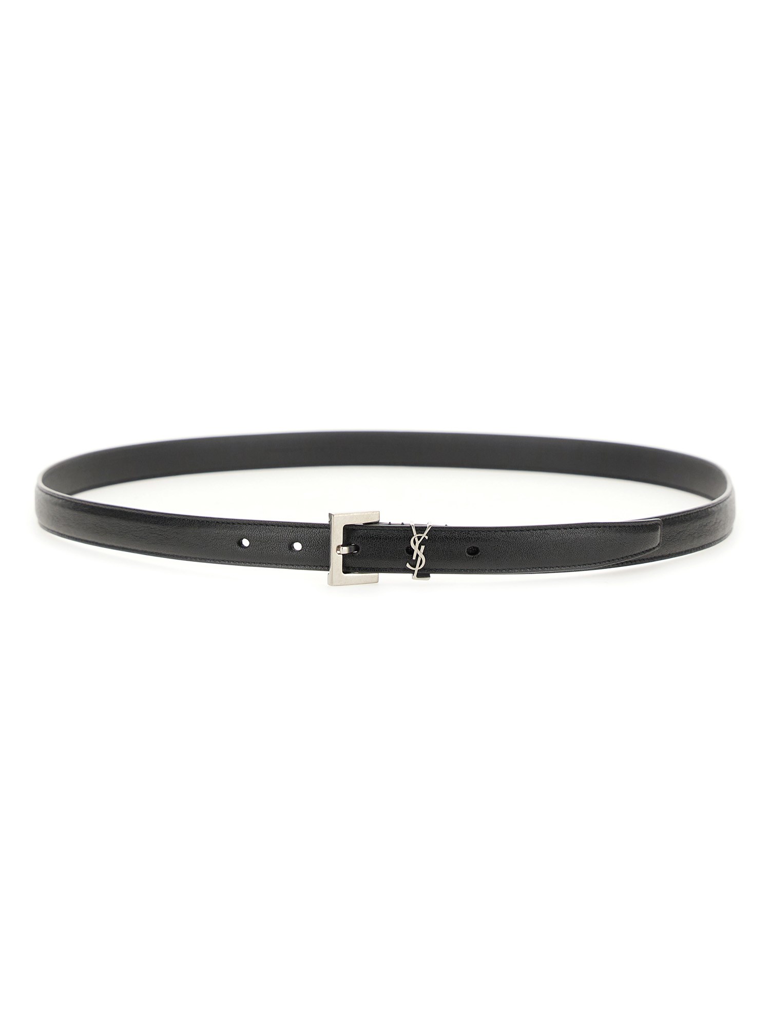 Saint Laurent saint laurent thin belt "cassandras"