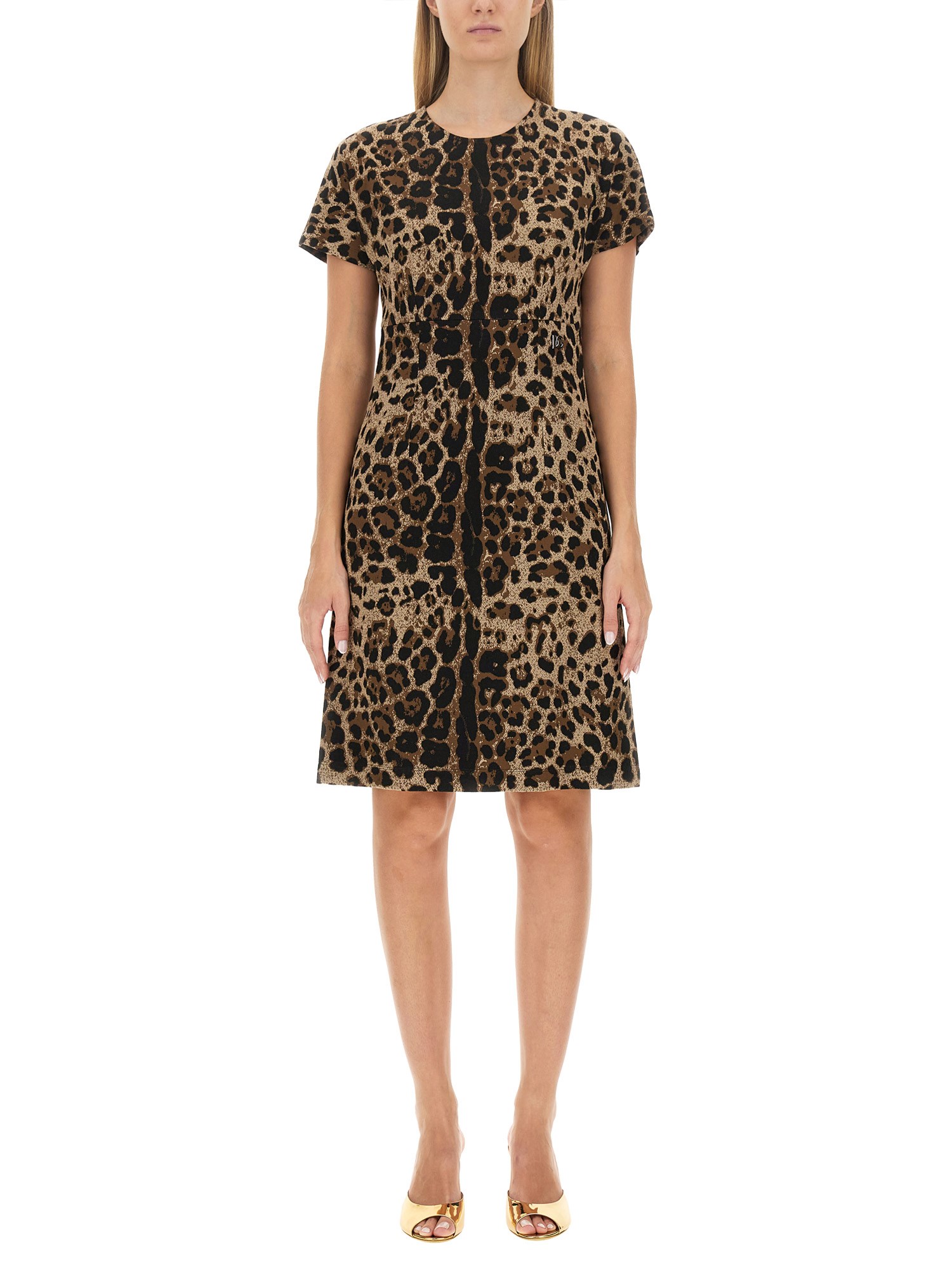 Dolce & Gabbana dolce & gabbana jacquard wool midi dress