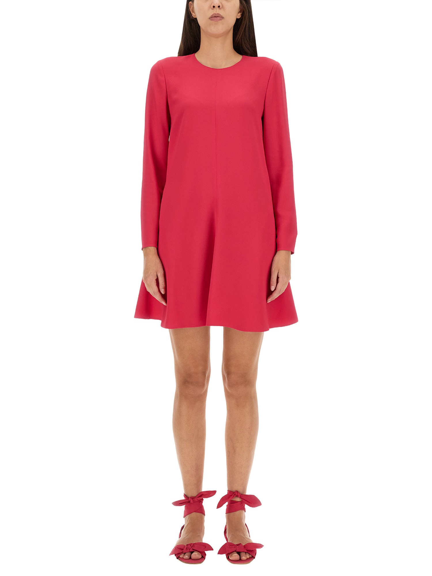 Red Valentino red valentino crepe envers satin dress