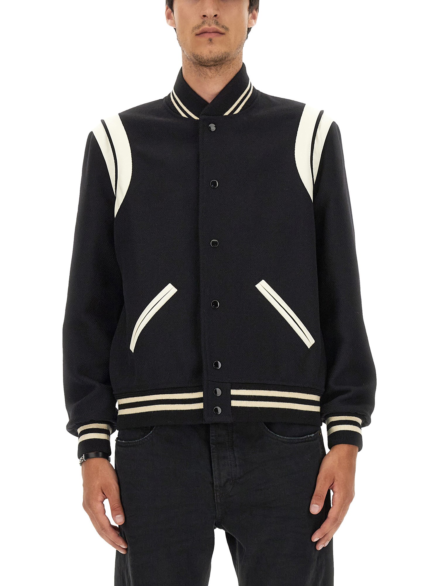 Saint Laurent saint laurent teddy jacket