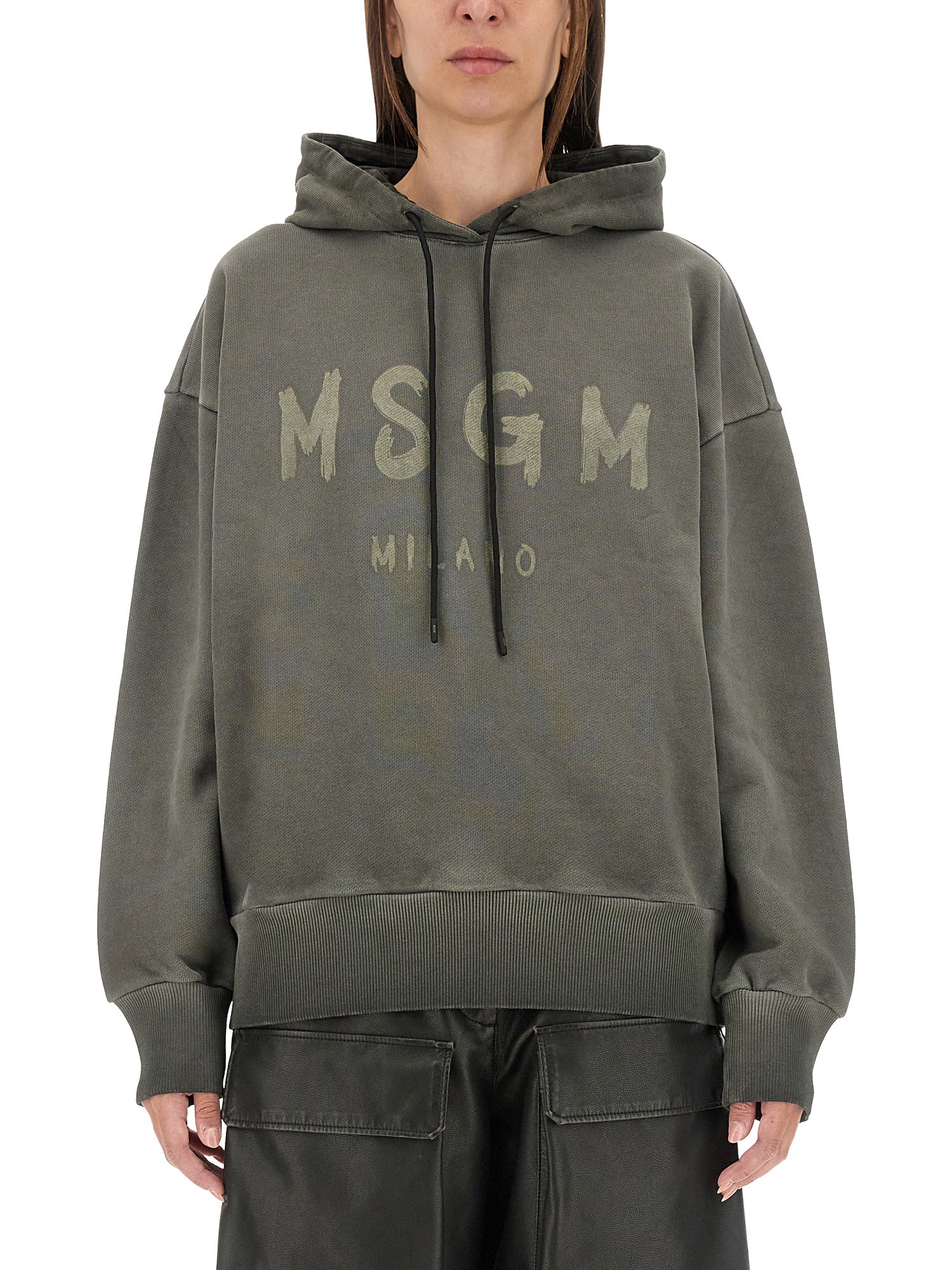 Msgm msgm sweatshirt with logo