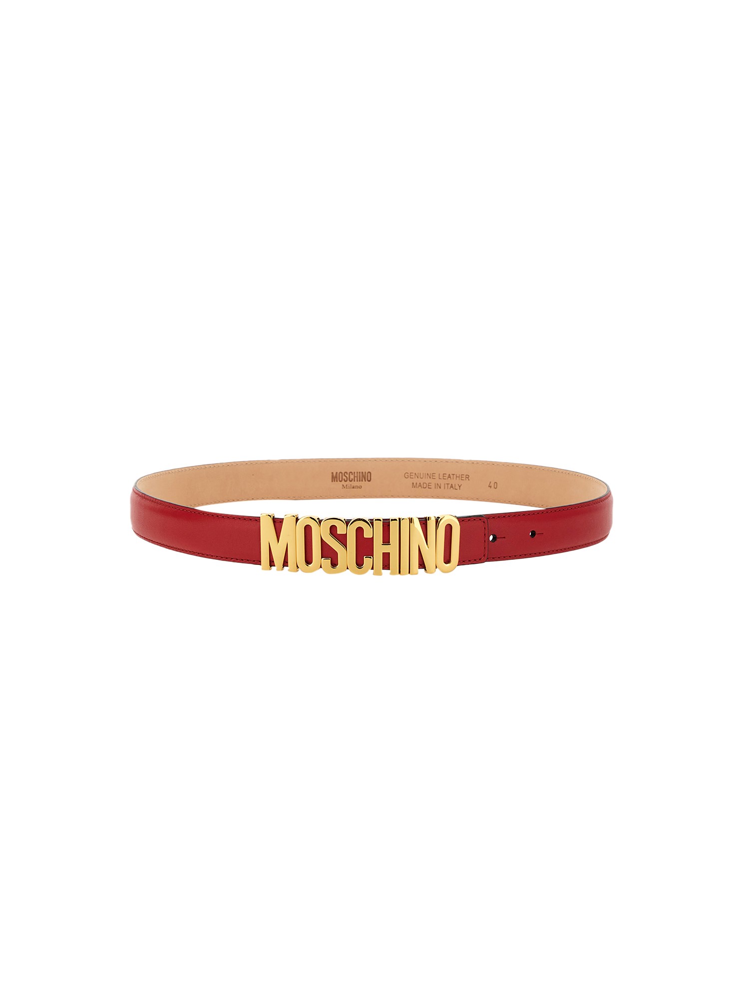 Moschino moschino belt with logo