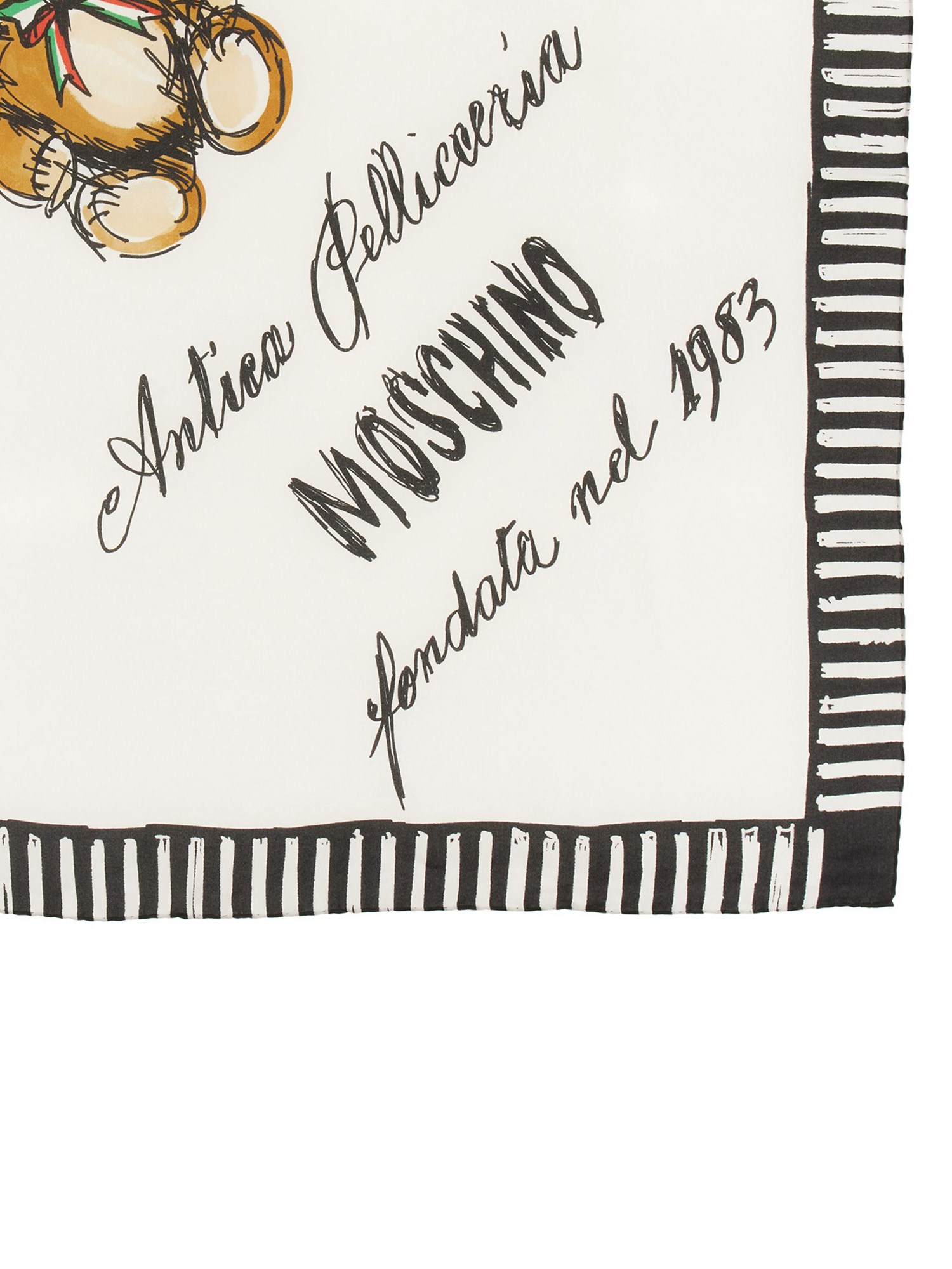 Moschino moschino silk scarf