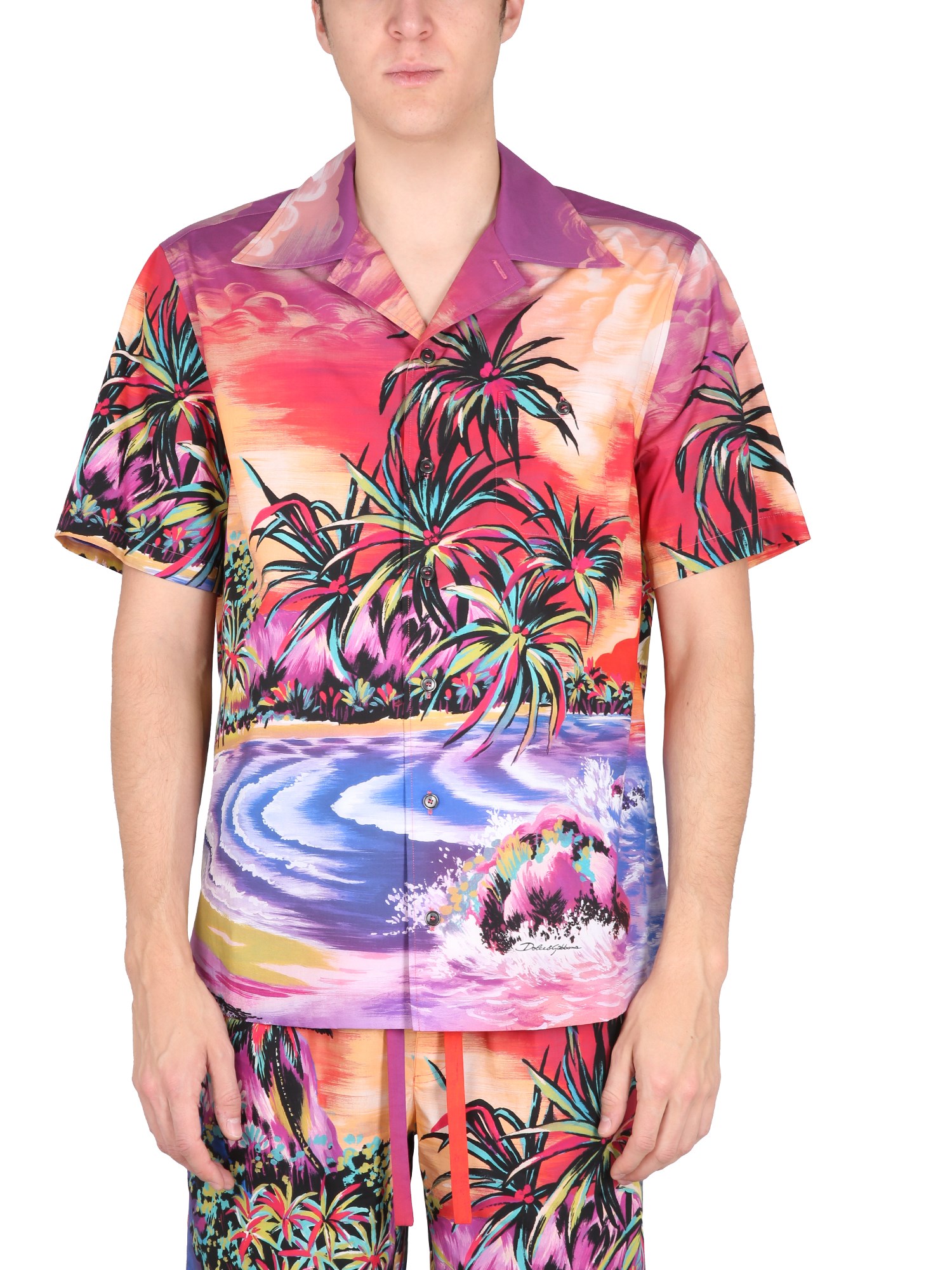 Dolce & Gabbana dolce & gabbana hawaii print shirt