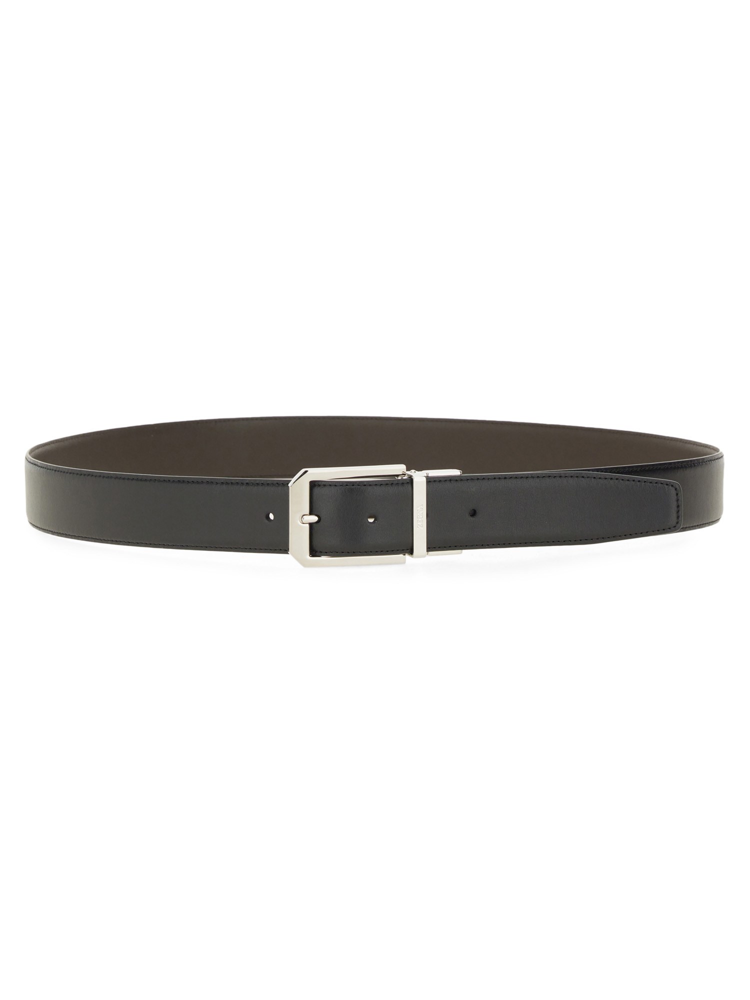 zegna zegna reversible leather belt