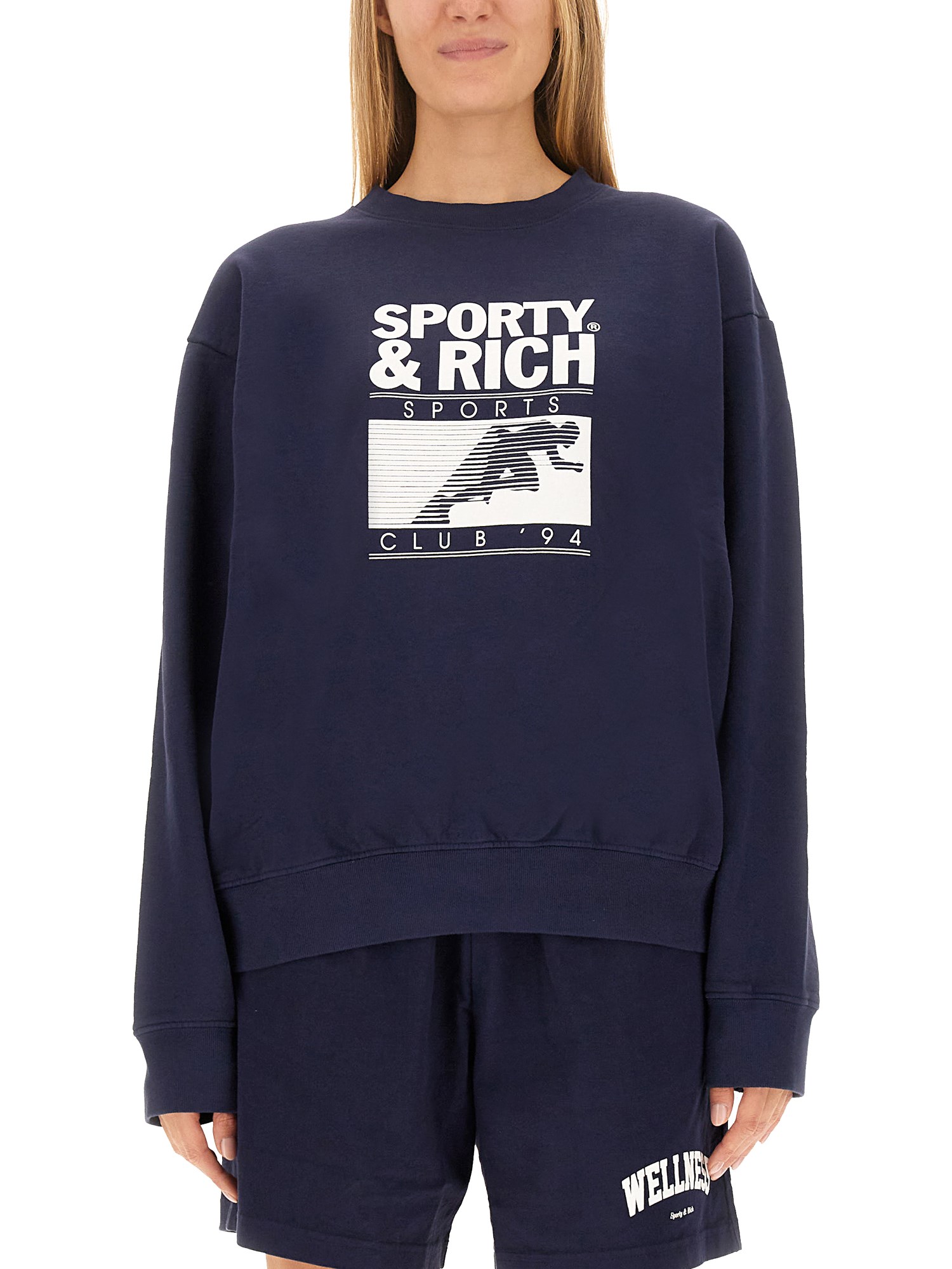 Sporty & Rich sporty & rich sweatshirt with logo