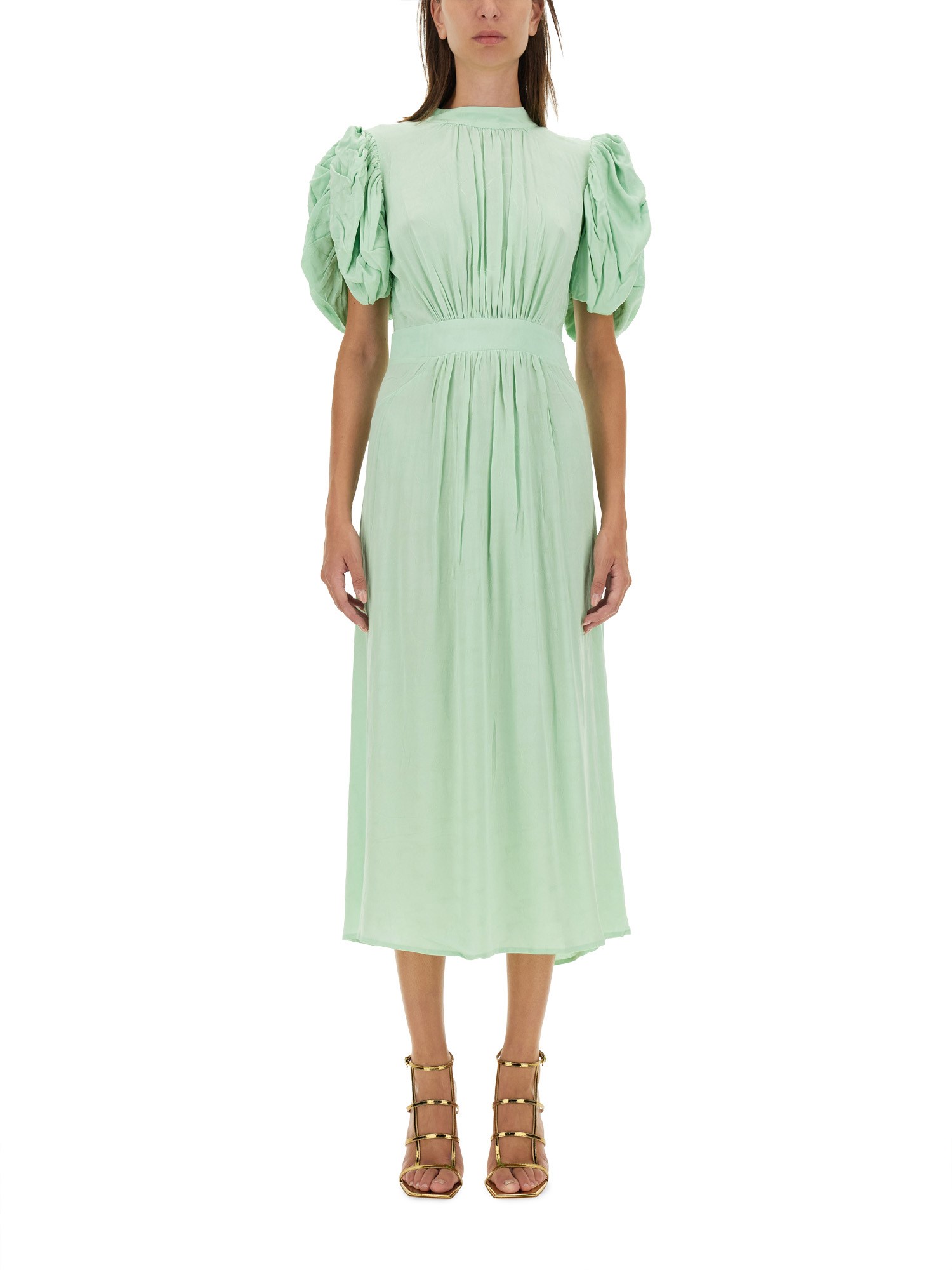  rotate birger christensen midi dress