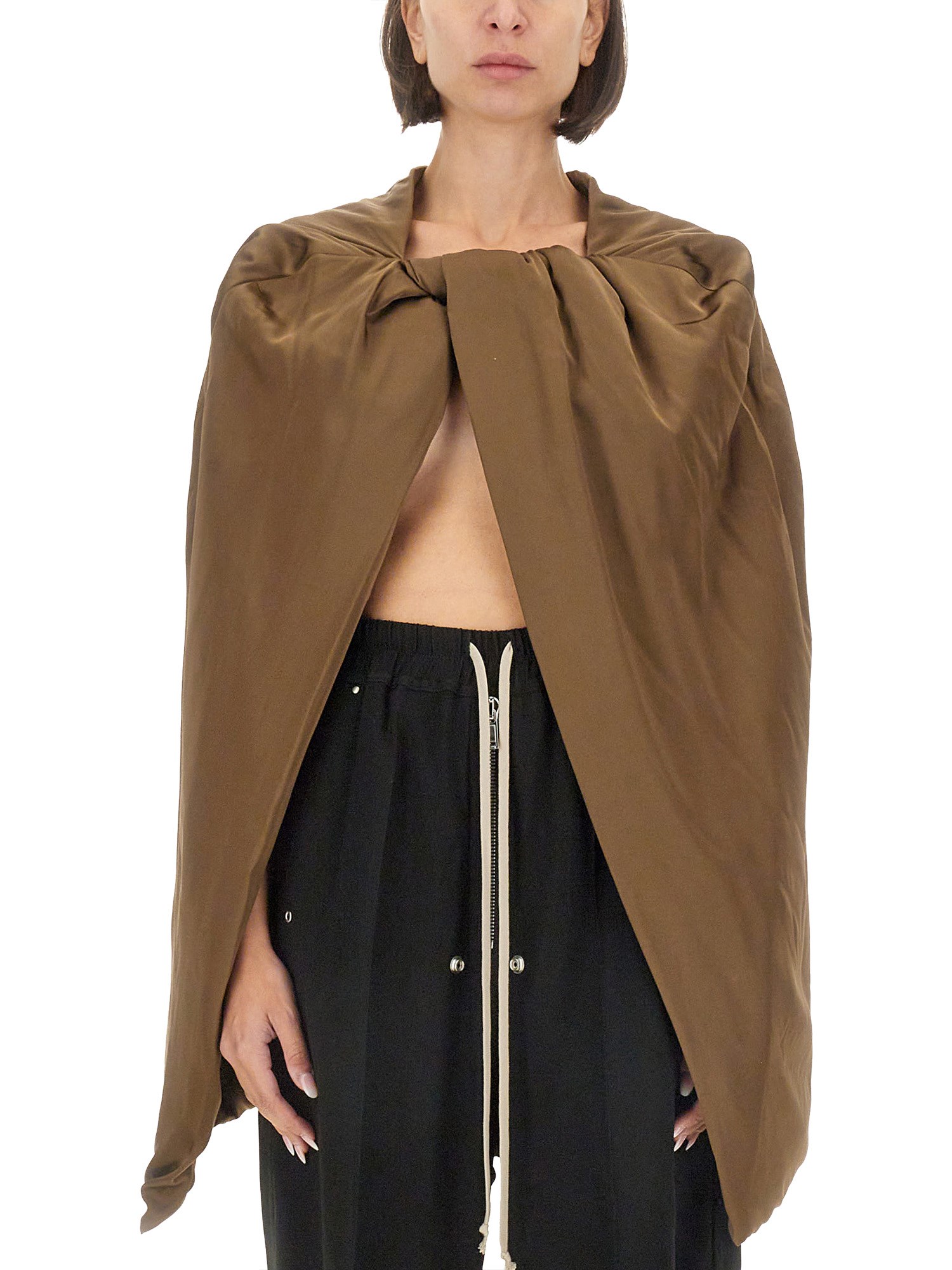 Rick Owens rick owens upholstered hood