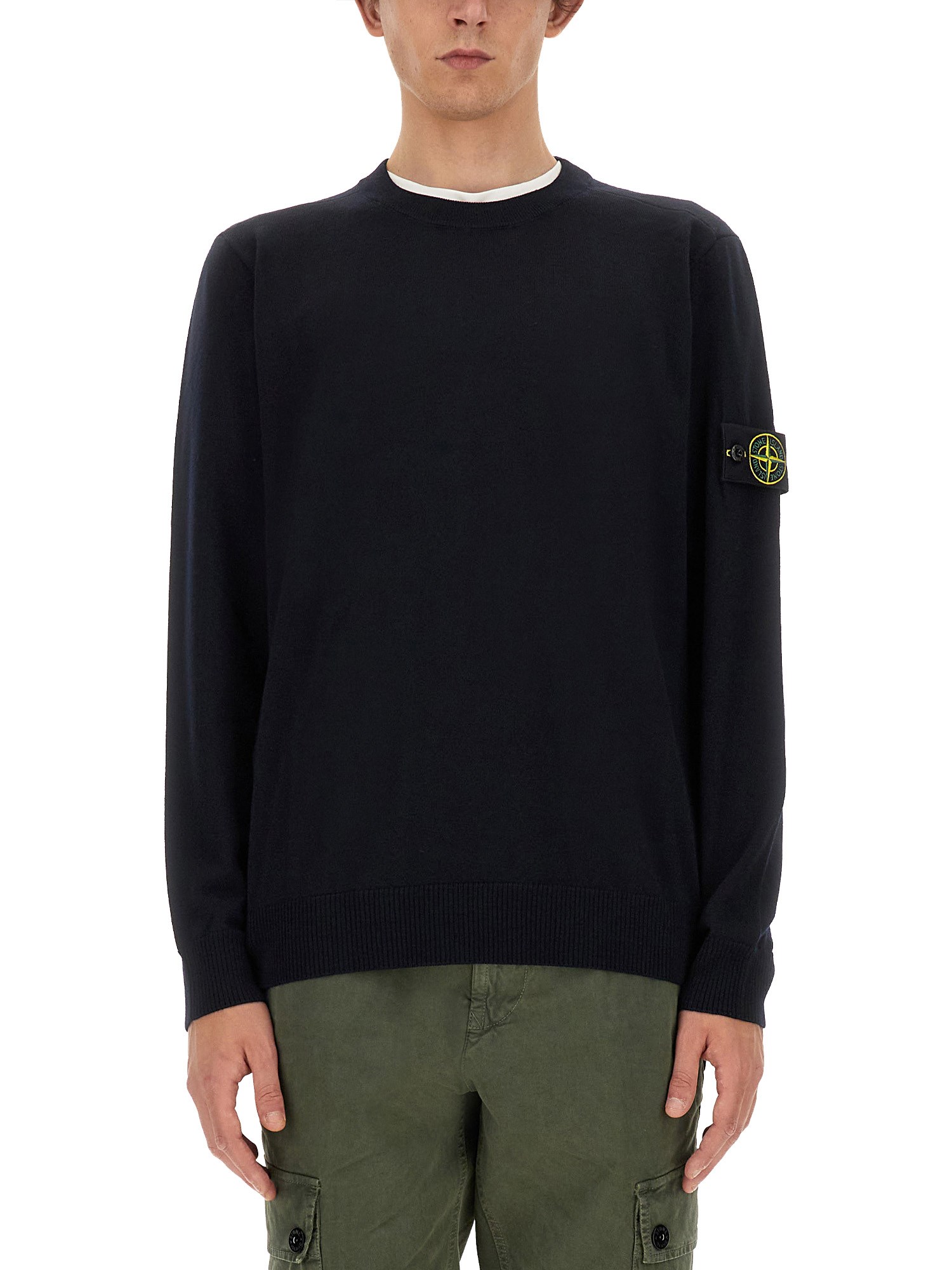 Stone Island stone island jersey with logo