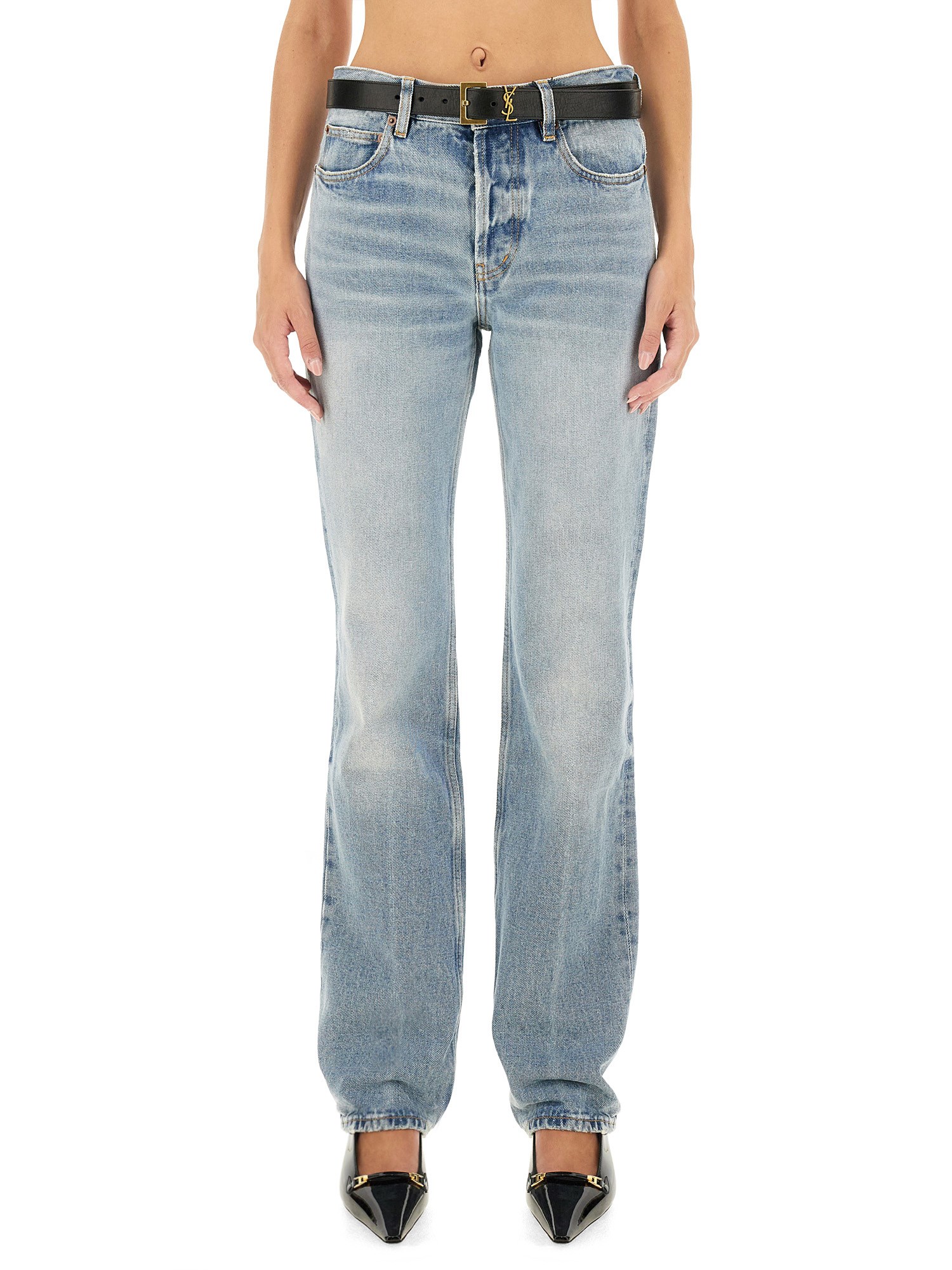 Saint Laurent saint laurent low-rise jeans