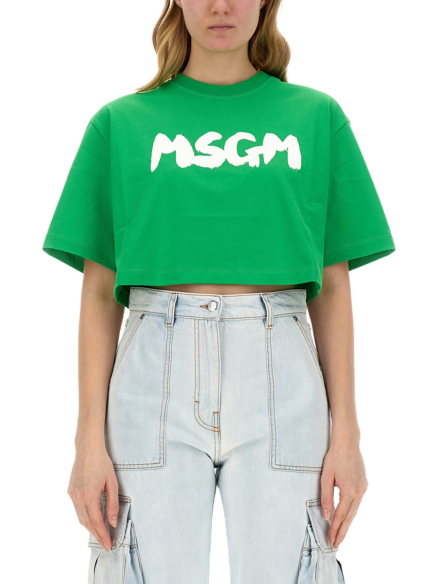 Msgm msgm t-shirt with logo