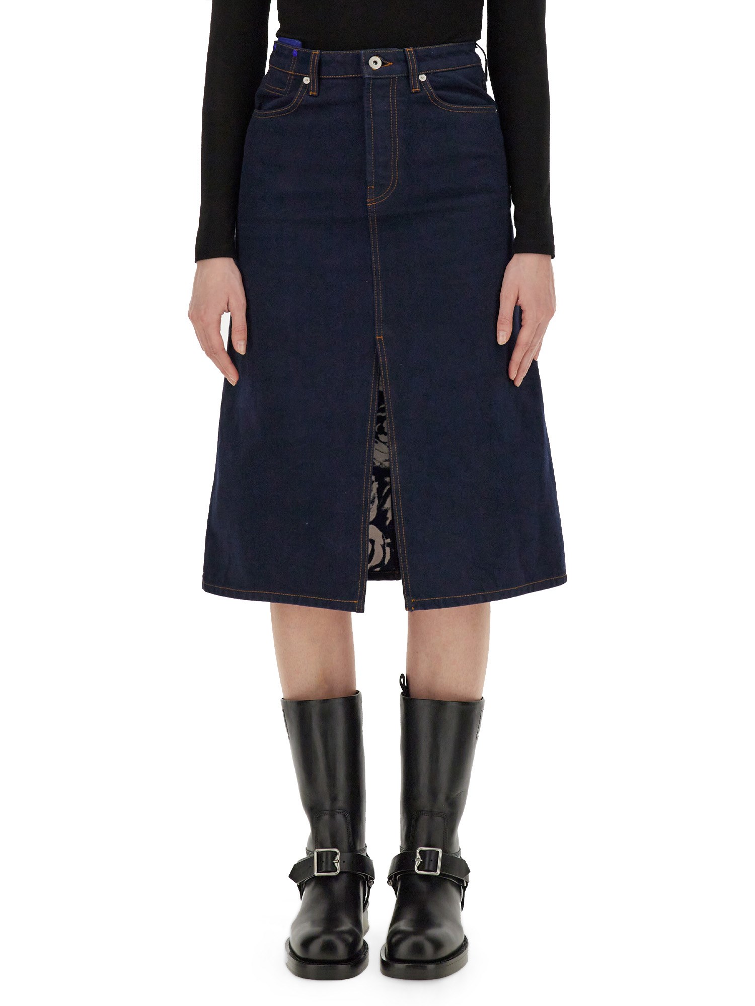 Burberry burberry denim skirt