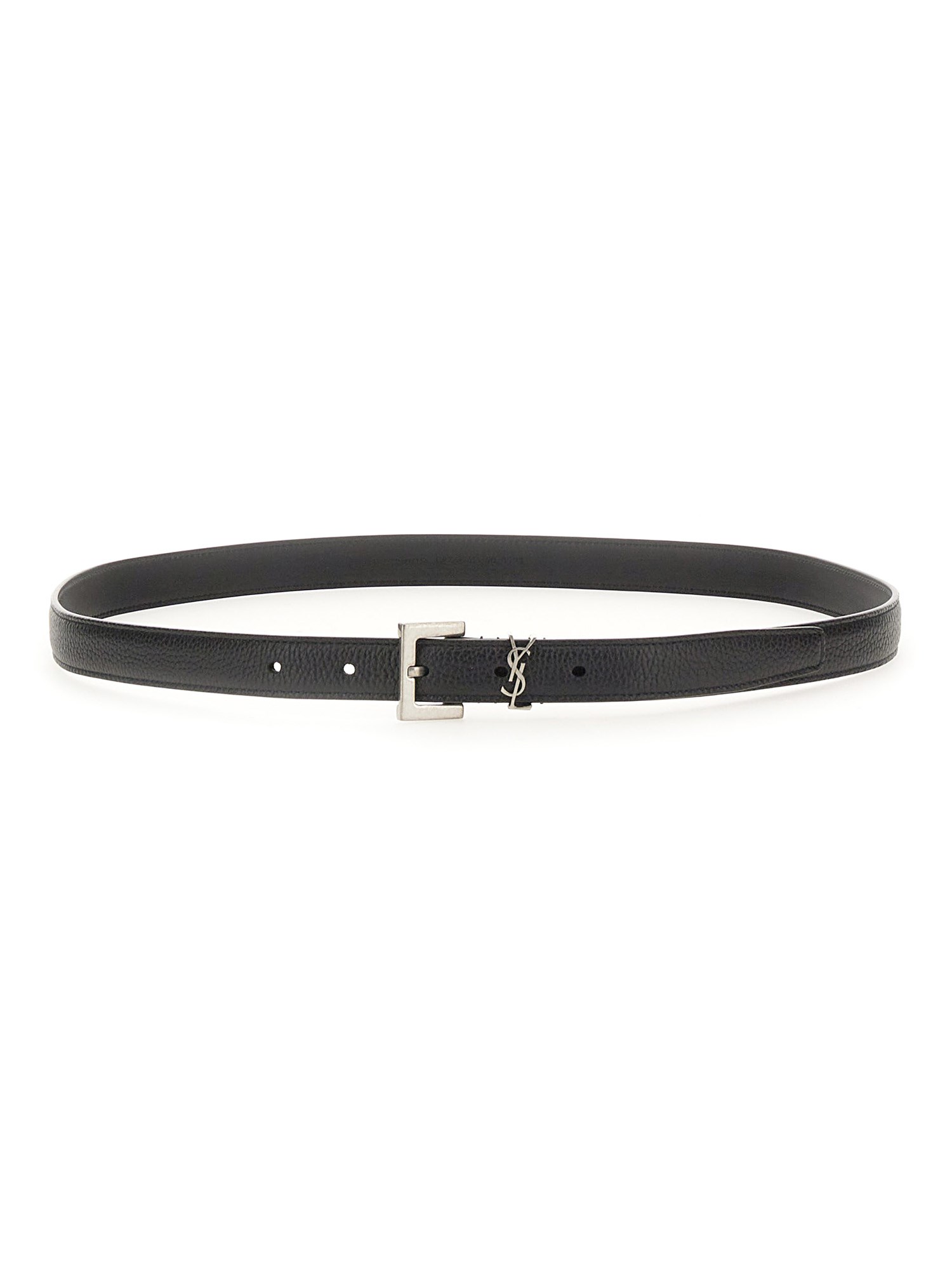 Saint Laurent saint laurent thin belt "cassandras"